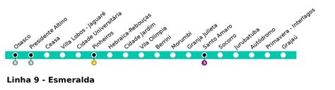 linha 9 esmeralda - metro linha lilas